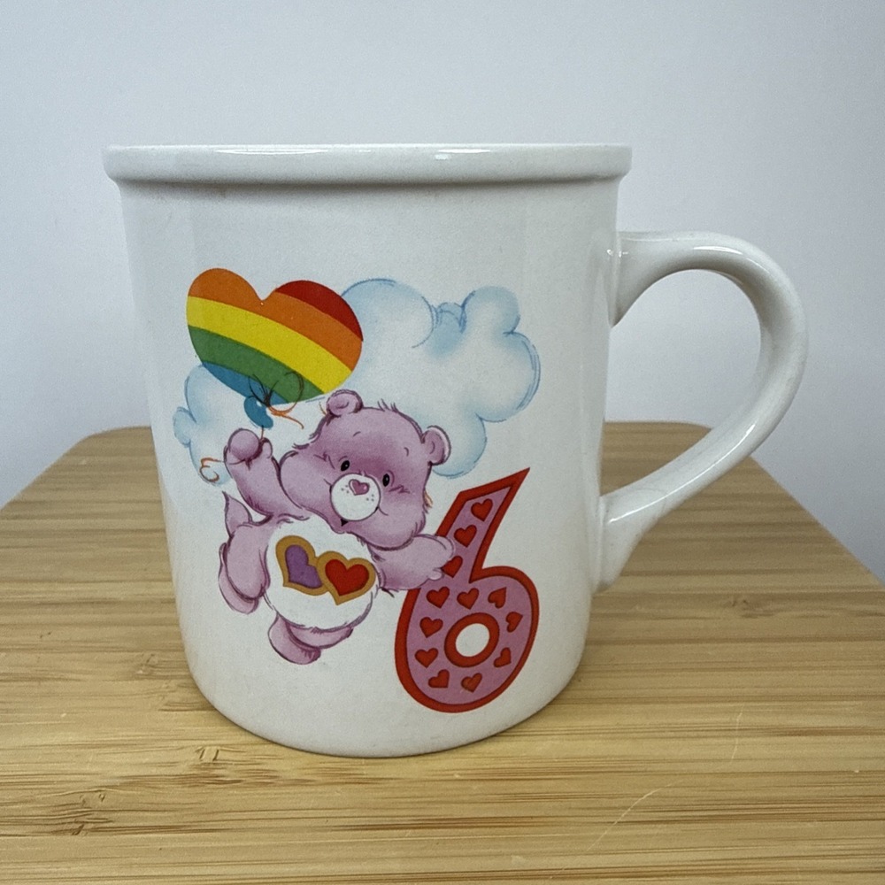 Vintage Care Bears Mug: 6th Birthday Edition by American Greetings - EUC‎
